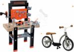 Smoby Set atlier de lucru Black+Decker Smoby cu maşină de găurit şi bicicletă de echilibru Balance (SM360701-10) Set bricolaj copii