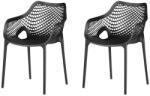 Intenso Étkező szék szett 2 db - Intenso D-980 (fekete) - pepita