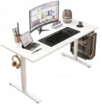  Elektromos emelős íróasztal Fehér 140 cm Állítható 72-118 cm