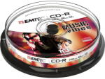 EMTEC CD-R 700MB/80MIN 52x Cake Box 10 pcs (T-MLX60727) - vexio