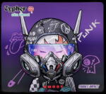 A4Tech Mousepad BP-45W Cypher Ghost Mov (BP-45W Cypher Ghost) - vexio Mouse pad