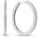 Brilio Silver Bájos ezüst karika fülbevalók PE048