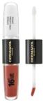 Dermacol 16H Lip Colour Extreme Long-Lasting Lipstick ruj si luciu de buze cu persistenta indelungata 2 in 1 No. 23 8 ml