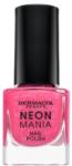 Dermacol Neon Mania Nail Polish lac de unghii 1 Pink Chic 5 ml
