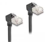 Delock Patch Cord Delock 80297, S/FTP, Cat6a, 0.25m, Black (80297)