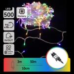 Aigostar - LED външна коледна гирлянда с 500 LED, 8 режима, 53 м, IP44, многоцветна (AI1389)