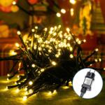 Aigostar - LED външен коледен гирлянд 600 LED/8 режима 18 m IP44 топло бяло (AI1404)