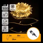 Aigostar - Външна коледна LED гирлянда 300 LED/8 функции, 33 m, IP44, топла бяла (AI1379)