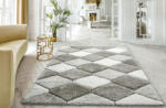  Shaggy szőnyeg California 3D 420 (White-Grey) 200x280cm Szürke
