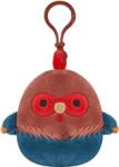 Jazwares - 9 cm Clip On Plush - Brown and Blue Rooster