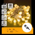 Aigostar - LED външна коледна гирлянда 50xLED/8 функции 8m IP44 топло бяло (AI1426)