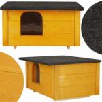 SPRINGOS Fa Kutyaház - Szigetelt - S méret (SPRI-DH001 YELLOW)