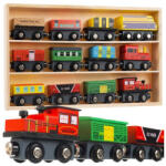 Kruzzel Fa vasút - 12 darab. Kruzzel 23522