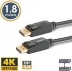 Delight DisplayPort - Displayport Kábel 1, 8m V1.4 (20333B) (20333B)