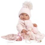 Llorens 84338 NEW BORN GIRL - păpușă realistă cu corp de vinil complet - 43 cm (MA4-84338) Papusa