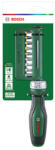 Bosch 1600A02Z9A Csavarhúzó racsnis 18 bitfejjel (Green) (1600A02Z9A)