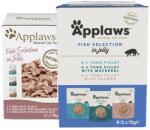 Applaws Fish Selection macskáknak, halválogatás zselében 12 x 70 g
