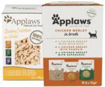 Applaws Chicken Medley macskáknak, csirke válogatott húslevesben 12 x 70 g