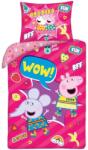 Halantex Детски спален комплект Halantex - Peppa Pig, Besties (PE-3261BL)