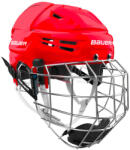 BAUER Cască de hochei RE-AKT 70 Combo Red Senior M