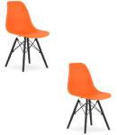 Bravolo OSAKA Szék Narancssárga / Lábak Fekete x 2