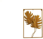 EXOD fali fém dekor, pálmalevelek - 60x40cm - ML03