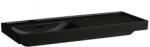 Laufen MEDA Mosdó 120 x 46 cm, jobb polcos, csaplyuk nélkül, Matt Fekete H8171107161091 (H8171107161091)