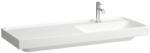 Laufen MEDA Mosdó 120 × 46 cm, bal polcos, túlfolyónyílás nélkül, egy csaplyukkal, Fehér H8171190001111 (H8171190001111)