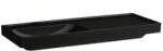 Laufen MEDA Mosdó 120 x 46 cm, jobb polcos, túlfolyónyílás nélkül, csaplyuk nélkül, Matt Fekete H8171107161121 (H8171107161121)