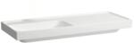 Laufen MEDA Mosdó 120 x 46 cm, jobb polcos, túlfolyónyílás nélkül, csaplyuk nélkül, Fehér H8171100001121 (H8171100001121)
