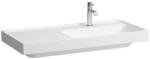 Laufen MEDA Mosdó 100 × 46 cm, bal polcos, túlfolyónyílás nélkül, egy csaplyukkal, Matt Fehér H8171177571111 (H8171177571111)
