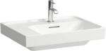 Laufen MEDA Mosdó 60 x 46 cm, bal polcos, egy csaplyuk, középen, Fehér LCC H8171124001041 (H8171124001041)