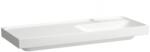 Laufen MEDA Mosdó 120 × 46 cm, bal polcos, túlfolyónyílás nélkül, csaplyuk nélkül, Fehér LCC H8171194001121 (H8171194001121)