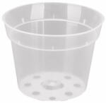  Kaspó orchidea cserép 14cm-es -átlátszó- PE (PE-8627)