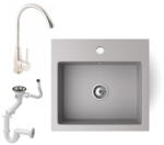 NERO Uno + Inox-Line-3 csaptelep (szürke)