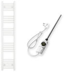  Törölközőszárító radiátor elektromos fűtőpatronnal 30 x 150 cm - Nero Italia C-400W (fehér)