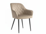 Intenso Étkező szék - bársony kárpitozott szék - Intenso R-07 (világos bézs)