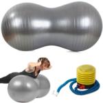  Dupla fitness labda, 40 cm, ezüst (v14285_S)