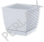  Kaspó rattan 220mm (fehér) DRLK220 (PE-0708)