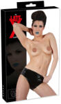 Late X LATEX - női bugyi belső dildóval (fekete) - szexshop