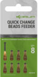 Korum Smokescreen Quick Change Beads Feeder Gyorskapocs 8db (K0310378)