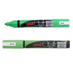 uni Folyékony krétamarker UNI PWE-5M 1, 8-2, 5mm hegy, fluor zöld (2UPWE5M FL Z)