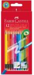 Faber-Castell Színes ceruza készlet 12db-os Faber-Castell hatszögű radíros 116612 (116612)