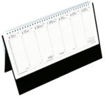 Toptimer Naptár, asztali, álló, TOPTIMER, fekete (23T510T-003) - nyomtassingyen