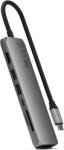 Satechi 7-in-1 USB-C Slim Multiport Adapter with Ethernet - Space Grey (ST-P7SM)