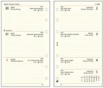 Saturnus Kalendárium betét, tervező, heti, "M", SATURNUS, chamois 2024, 78lap/cs (24SM311-CHA)