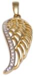 Ékszershop Köves áttört angyalszárny arany medál (1331925)