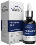 Vitaler's Vitamina D3 2000 UI K2-MK7 75 mcg, picături - 30 ml