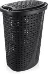 Orion Coș de rufe din plastic 45 l cu capac, negru