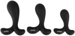 Anos - anál tréning plug szett (fekete) - erotikasziget